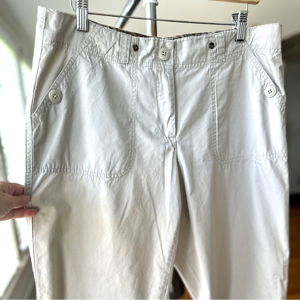 Willi Smith White Chinos, loose fit, straight leg, high-rise, 💯 cotton